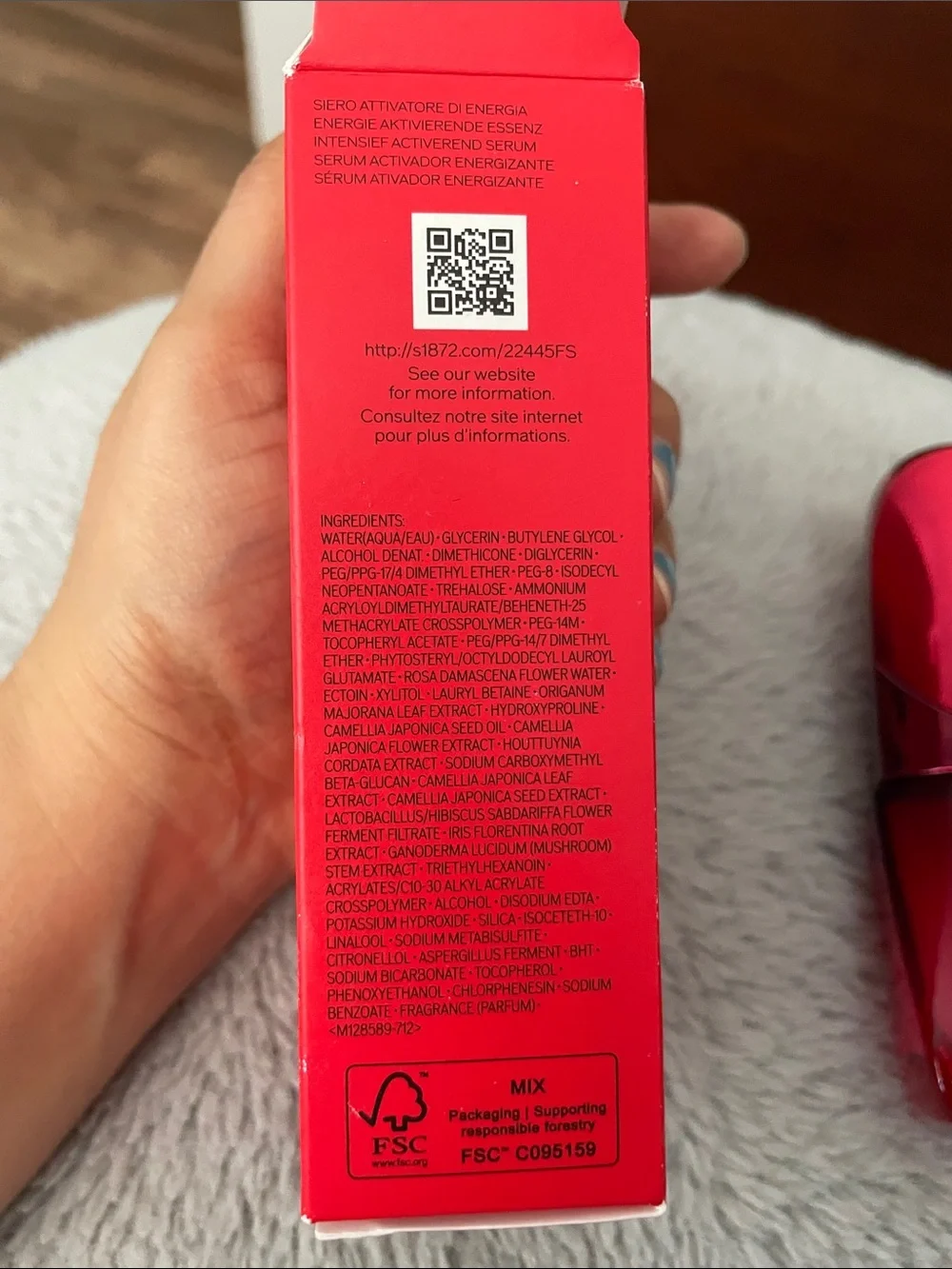 Shiseido Ultimune Power Infusing Serum - Metallic Red